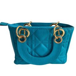 Bolsa Luana transversal Mini azul Tiffany