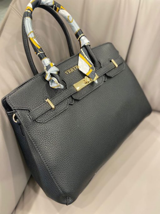 Bolsa feminina grande very rio lenço preta