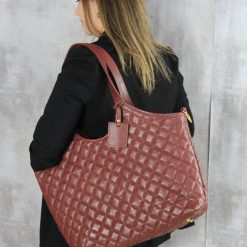 Bolsa Rebeca  Maxi bag em couro