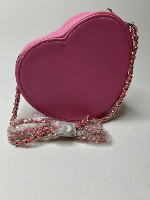 Bolsa de coração rosa - Imagem 3
