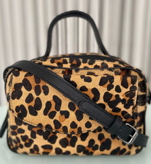 Bolsa Manuela Baú Média Animal Print onça