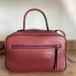 Bolsa Manuela Baú Média Vermelho Cereja