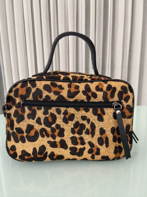 Bolsa Manuela Baú Média Animal Print onça - Image 3