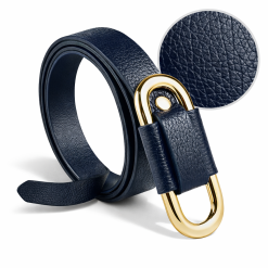 Cinto Liz em  couro preto