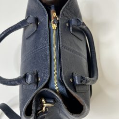 Bolsa Juliana de Couro Marinho