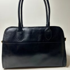 Bolsa Couro Raquel G Caramelo Preta