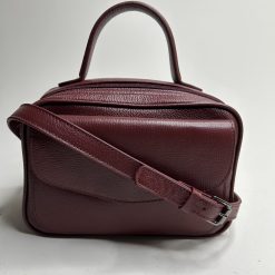 Bolsa Baú Couro legítimo Marsala