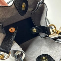 Bolsa Mia P em couro Vaca