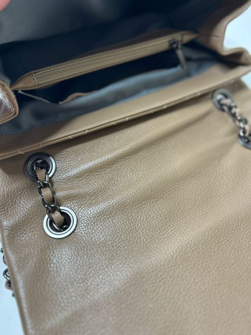 Bolsa Bia G -  Couro legítimo Matelassê Avelã - Imagem 5