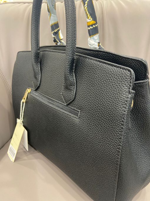 Bolsa feminina grande very rio lenço preta - Imagem 2