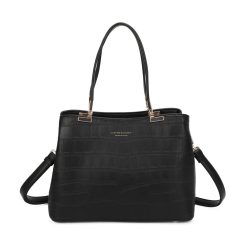 Bolsa feminina VeryRio Croco Preta