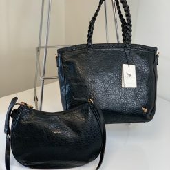 Kit 2 bolsas preta Golden F