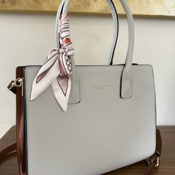Bolsa feminina off white elegante Golden