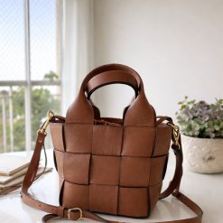 Bolsa Antônia tressê Couro